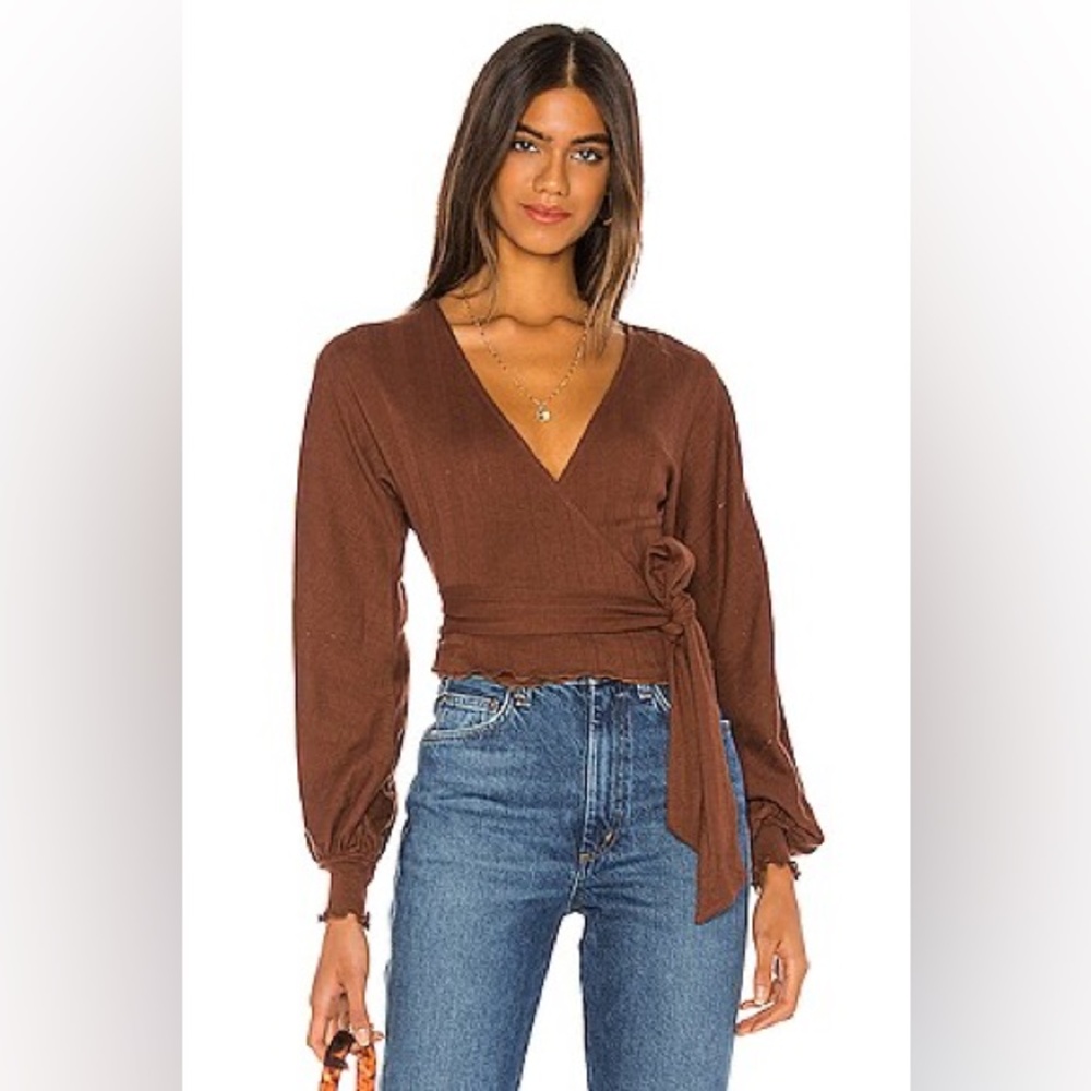 Majorelle Morea Sweater in Pecan Brown Size M NWT